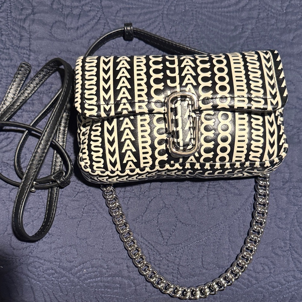 Marc Jacobs Monochrome Logo Crossbody Bag
